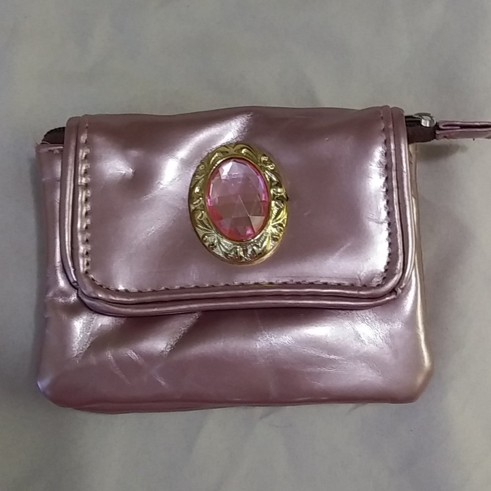 Jeweled Pink coin wallet